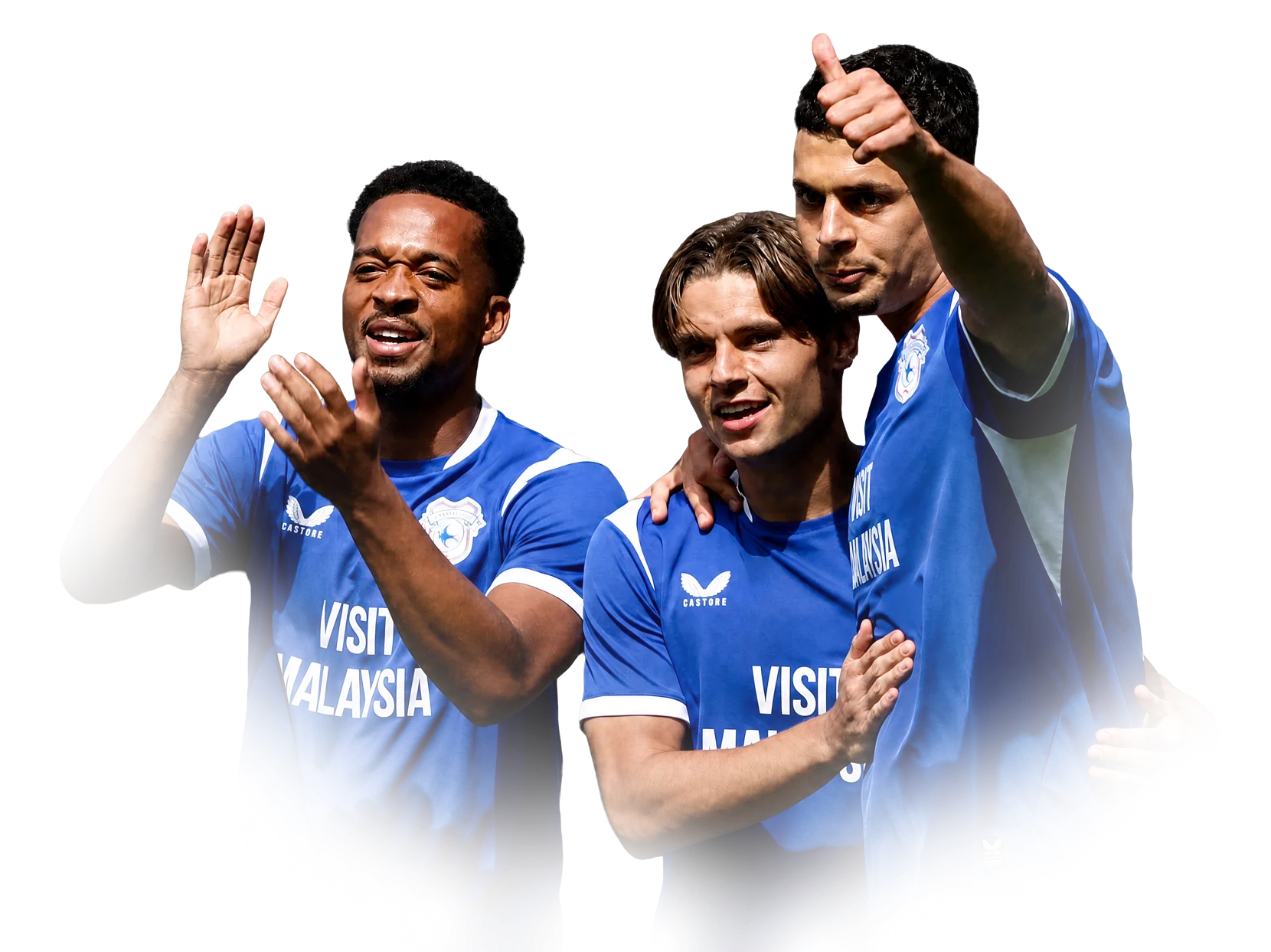 Cardiff City players